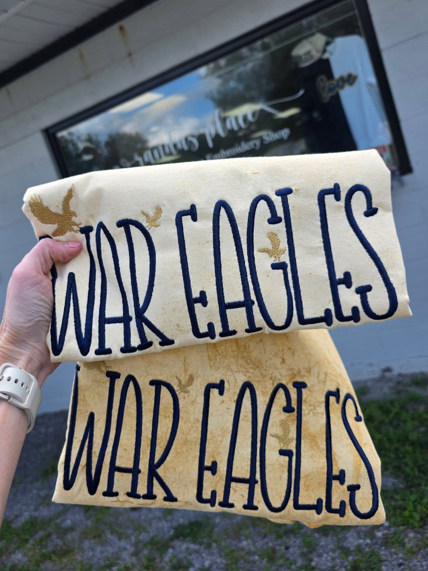 War Eagles Color Blast Comfort Color Tee