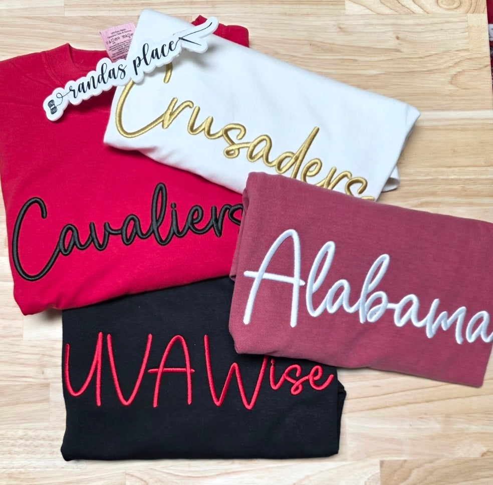 CUSTOM Puff Tee/Sweatshirt