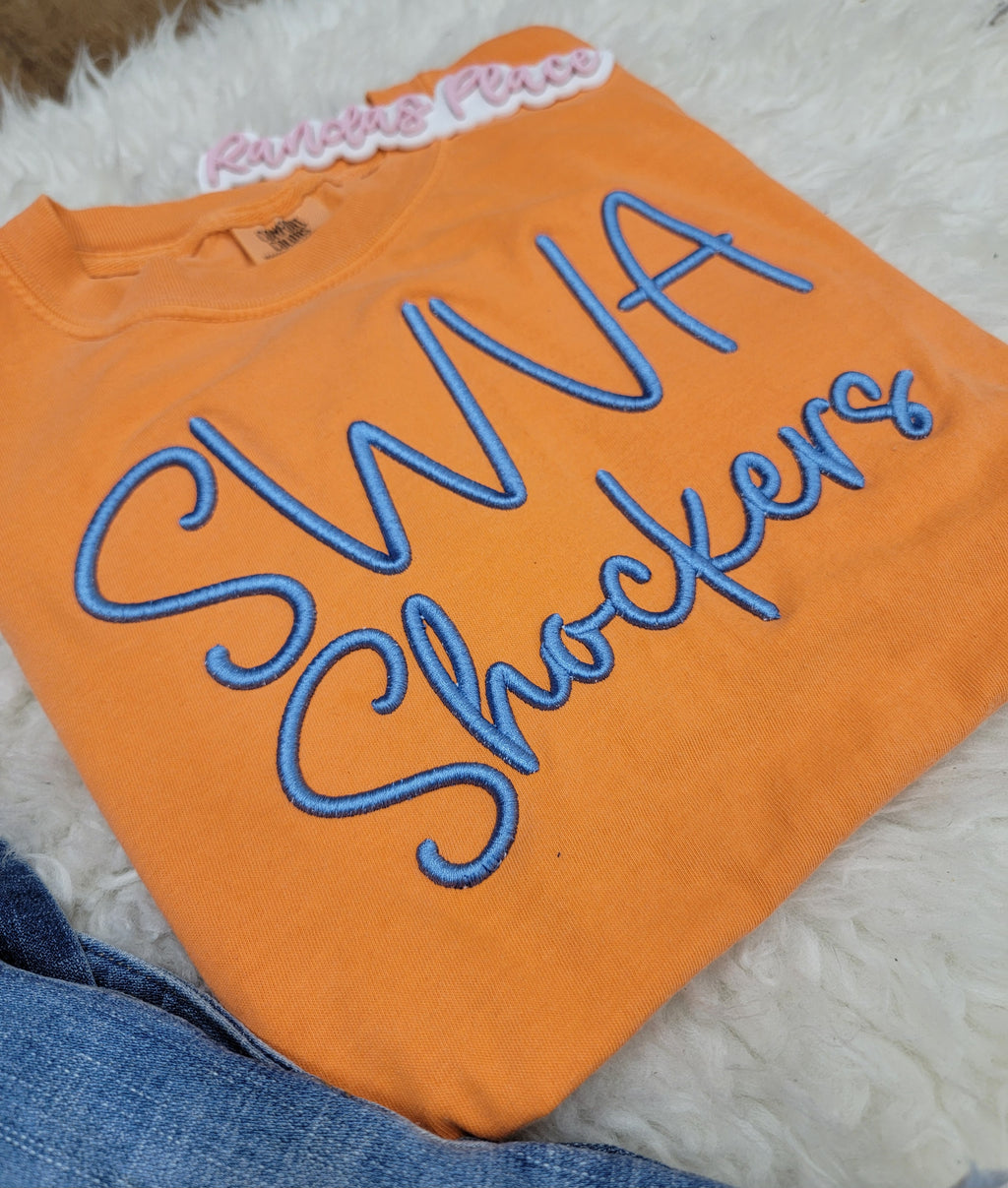 SWVA Shockers Puff Comfort Color Tee