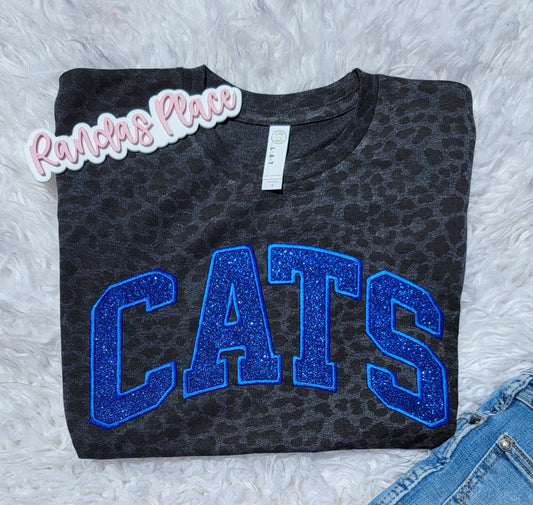 Cats Sparkle Leopard Tee