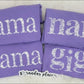 Floral Comfort Colors Custom Name Tee