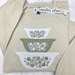 Floral Vintage Bowl Embroidered  Floral Crewneck
