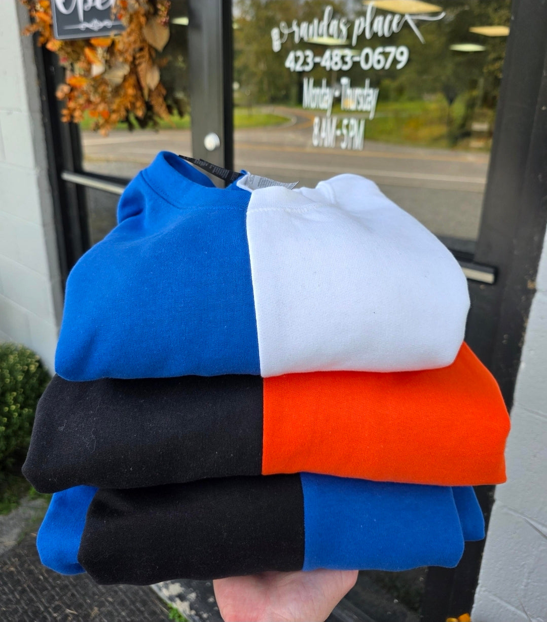 Split Crewneck Sweatshirt BLANK