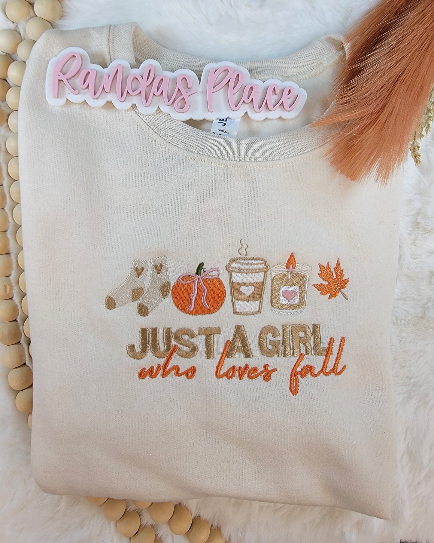 A Girl Who Loves Fall Crewneck