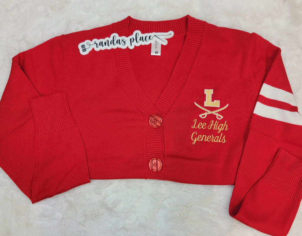 Lee High Generals Vintage Inspired Cardigan