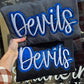 Devils Script Sequence Crewneck