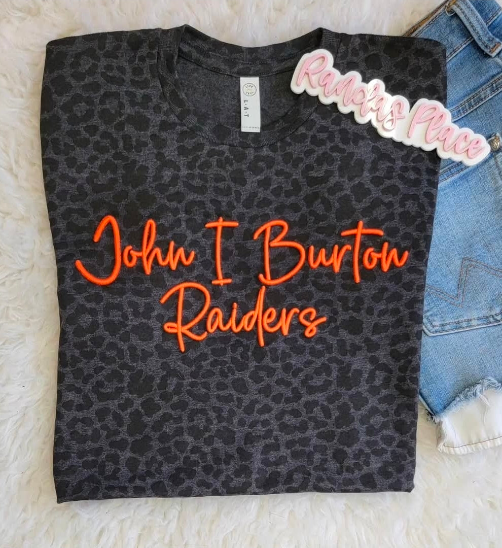 CUSTOM Leapord Puff Tee/Sweatshirt