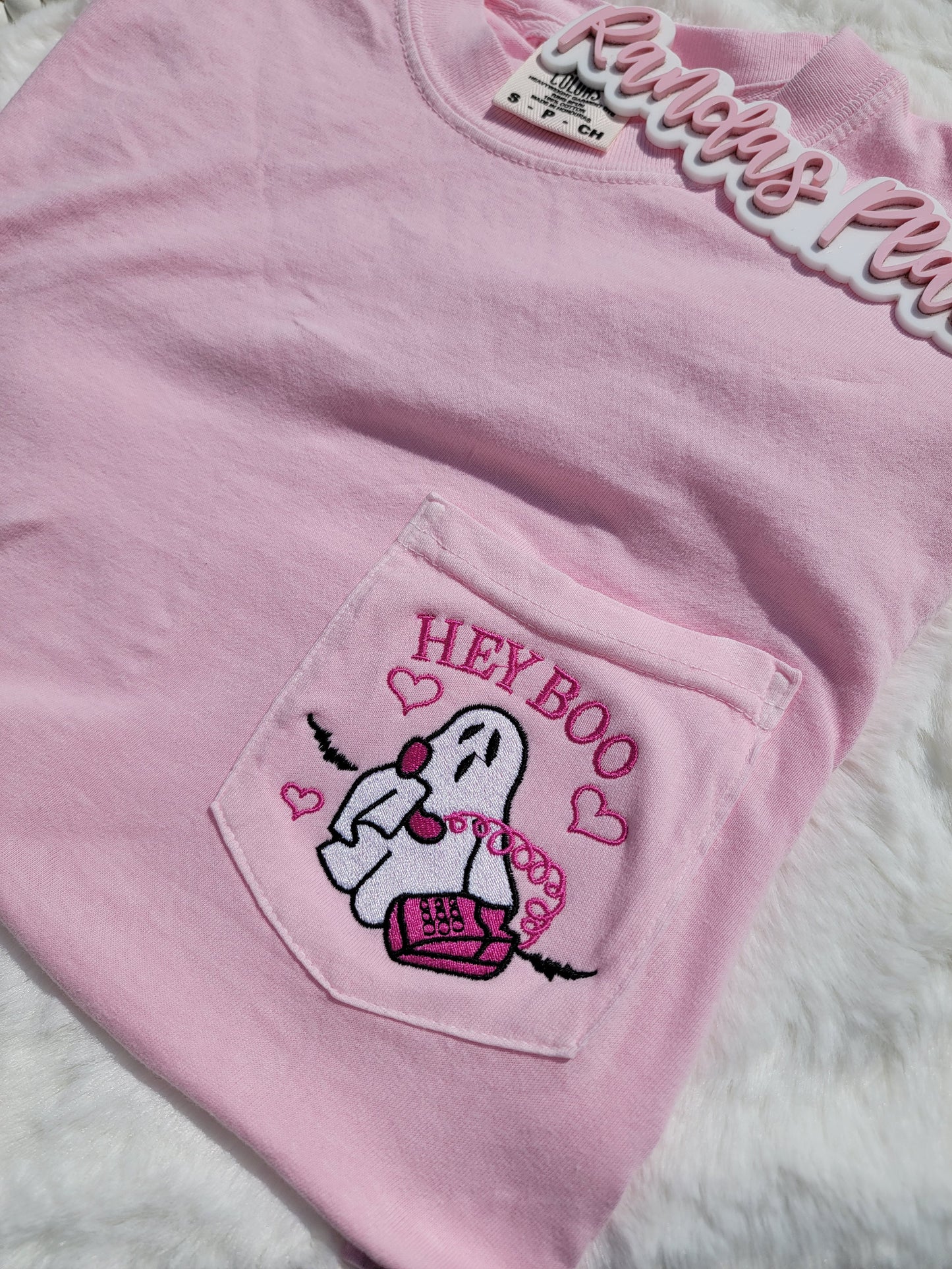 Hey Boo Halloween Comfort Colors Tee