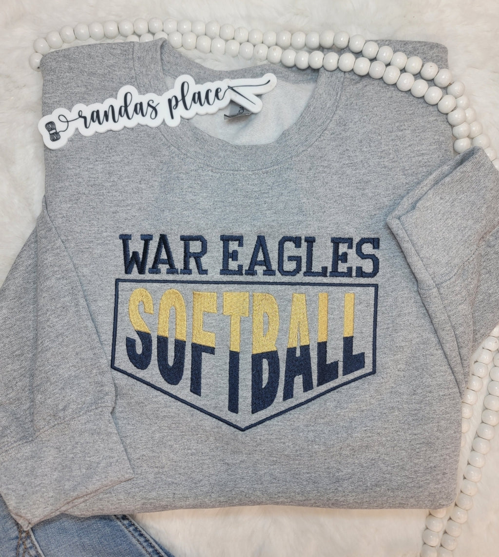 War Eagles Softball Crewneck
