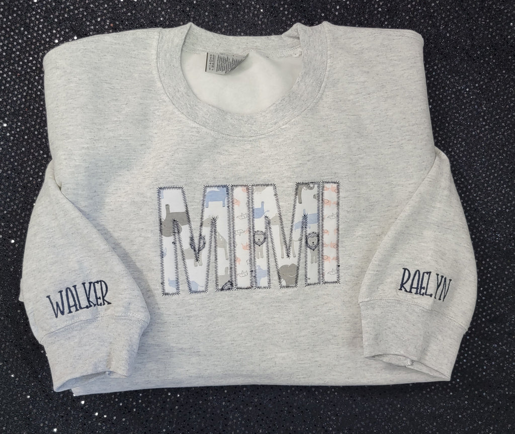 Custom MIMI Crewneck with Infant Apparel