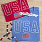 USA Classic Flag Comfort Color Tee