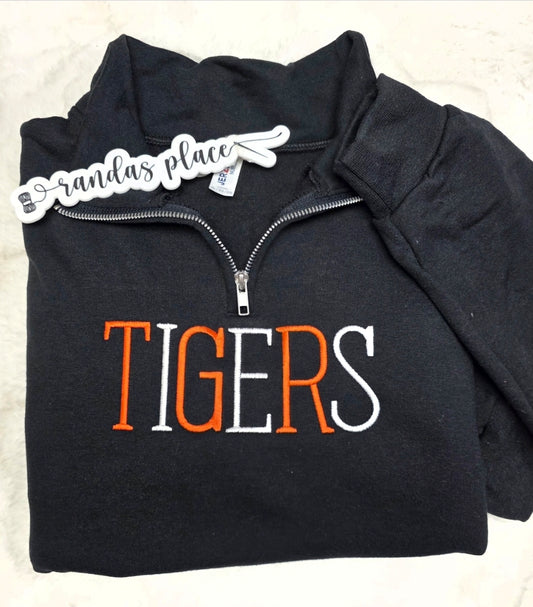 Tigers Quarter Zip Pullover