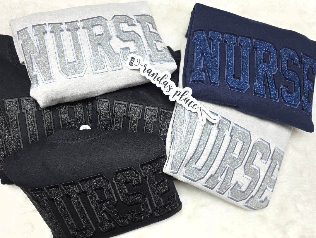 Sparkle Nurse Crewneck