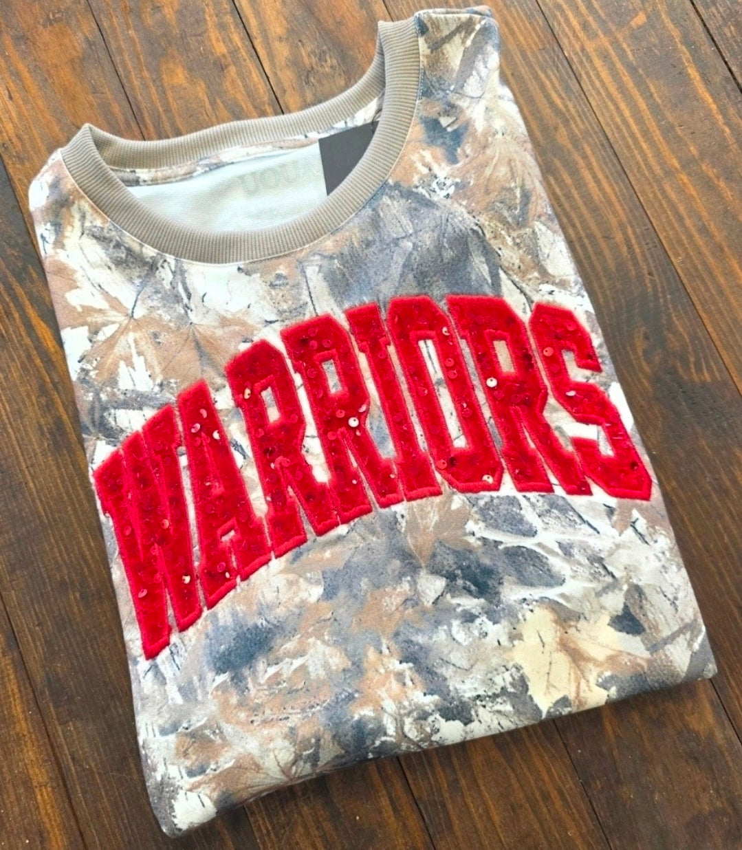 Warriors Camo Sequence Tee/Sweatshirt