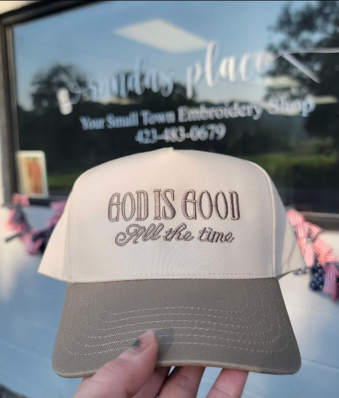 God Is Good All The Time Trucker Hat