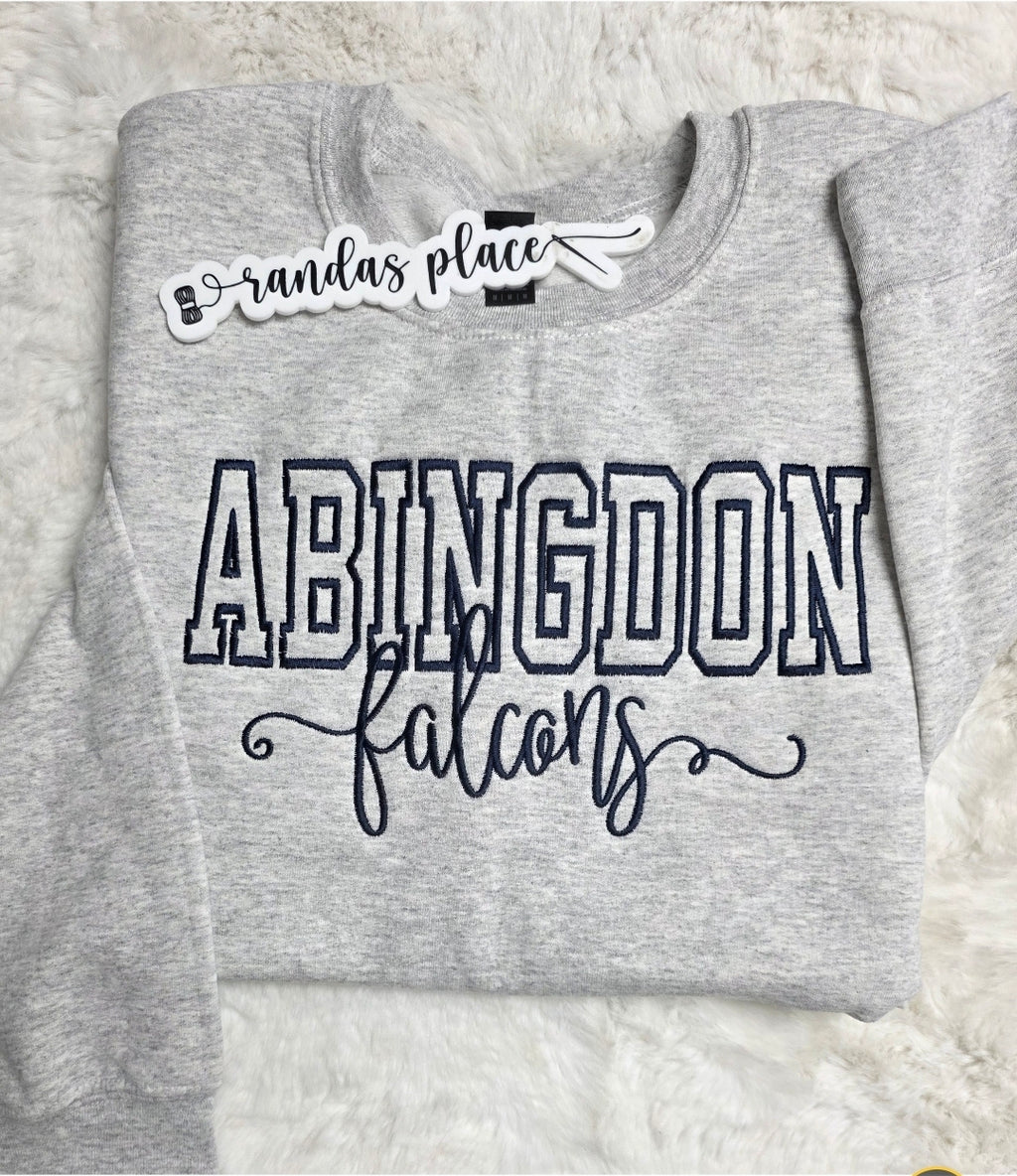 Custom Varsity & Script Crewneck