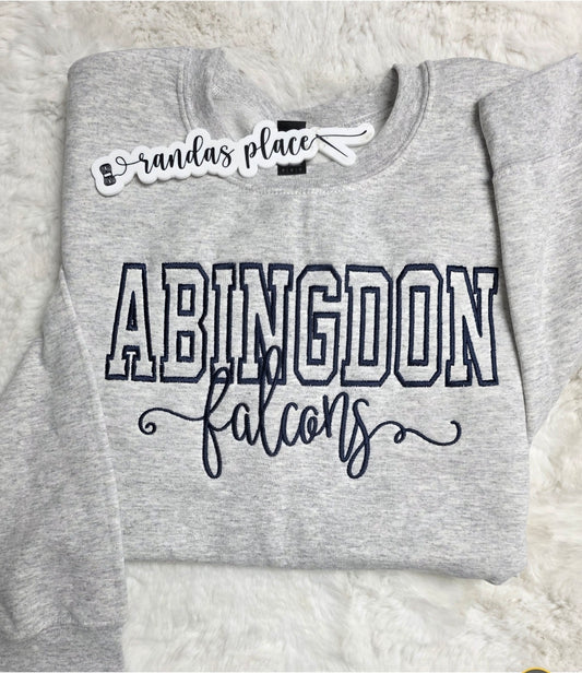 Custom Varsity & Script Crewneck