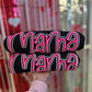 Mama Puff Embroidered Sweatshirt/Tee