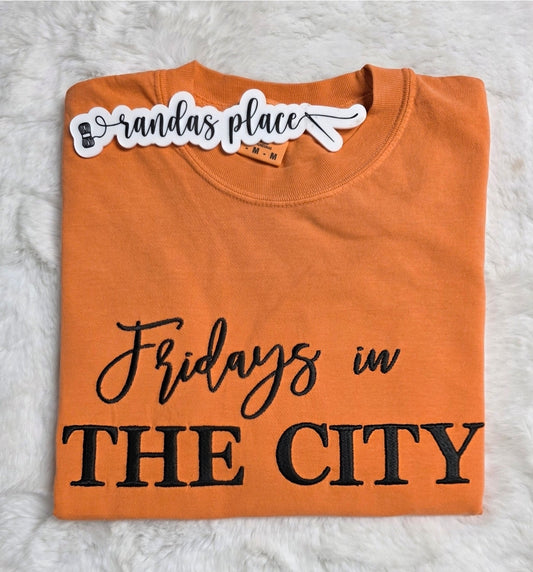Fridays in the City Comfort Color Tee