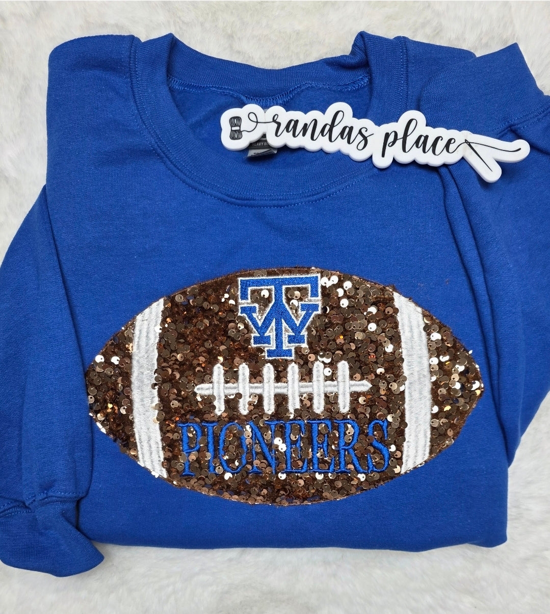 Thomas Walker Pioneers Football Sequence Tee/Sweatshirt