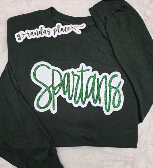 Spartans Sparkle Crewneck