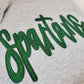 Spartans Script Sparkle Crewneck