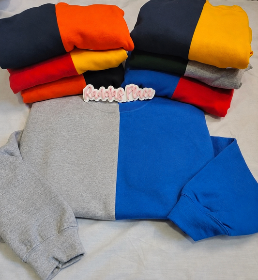 Split Crewneck Sweatshirt BLANK