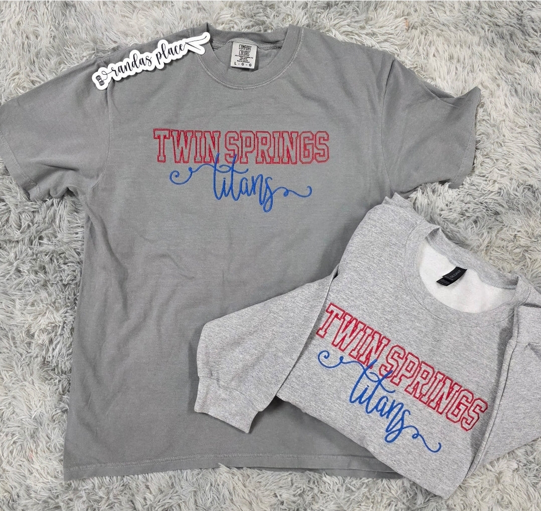 Twin Springs Titans Varsity & Script