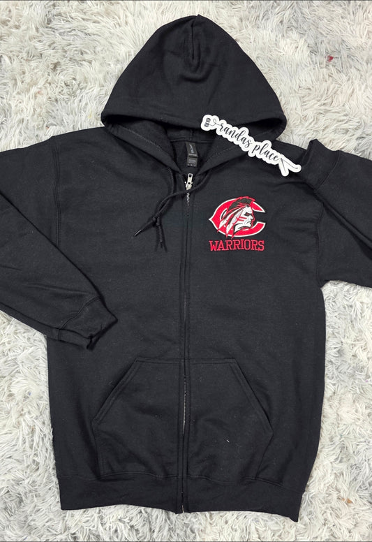 *FUNDRAISER* Central Warriors Full Zip Hoodie
