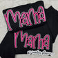Mama Puff Embroidered Sweatshirt/Tee