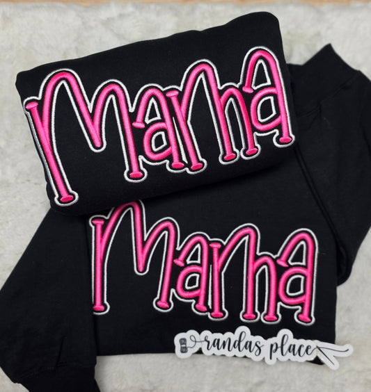Mama Puff Embroidered Sweatshirt/Tee