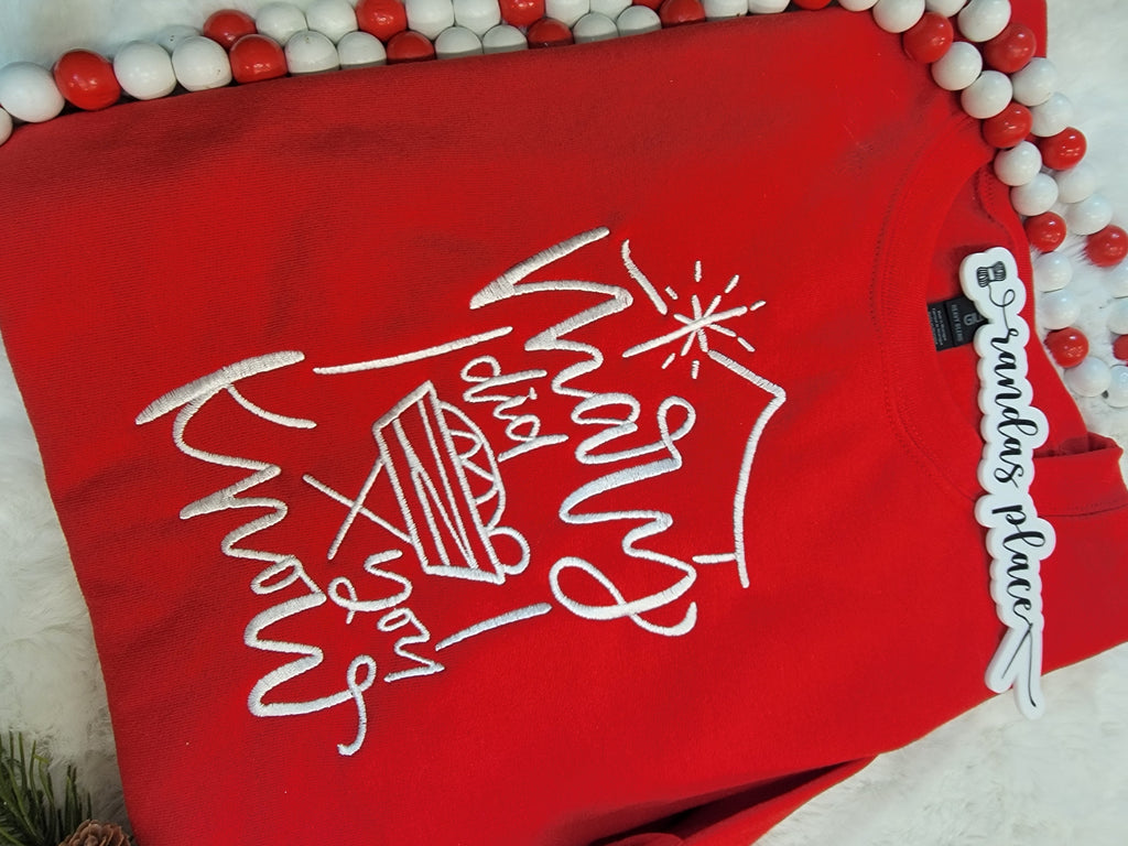 Mary Did You Know Christmas Crewneck