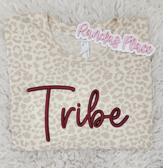 Tribe Leopard Puff Tee