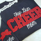 Top Gun Cheer Mom Sparkle Crewneck