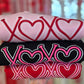 XOXO Embroidered Puff Valentine Crewneck