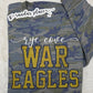 Rye Cove War Eagles Sparkle Ladies Camo Crewneck