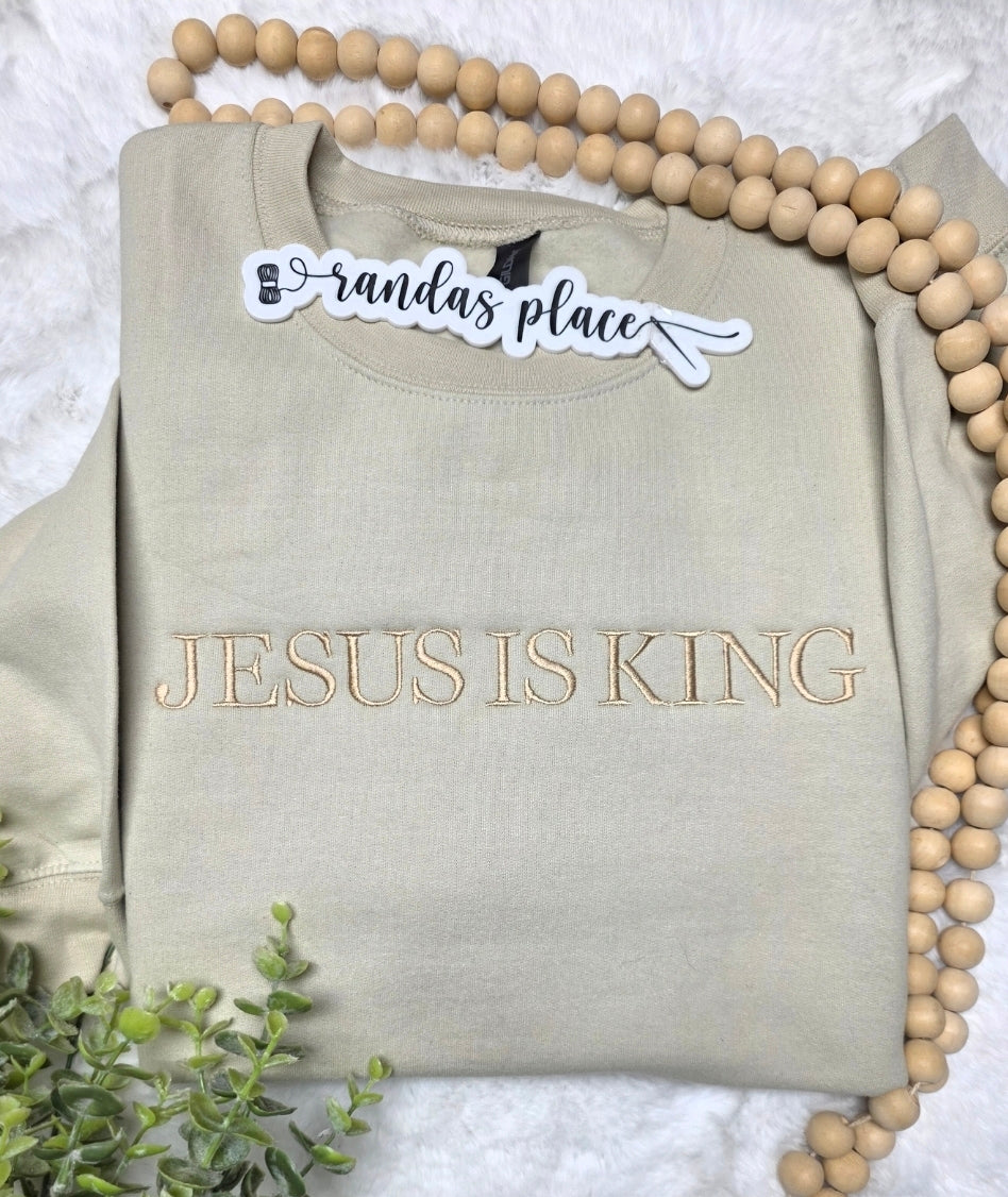Jesus is King Crewneck