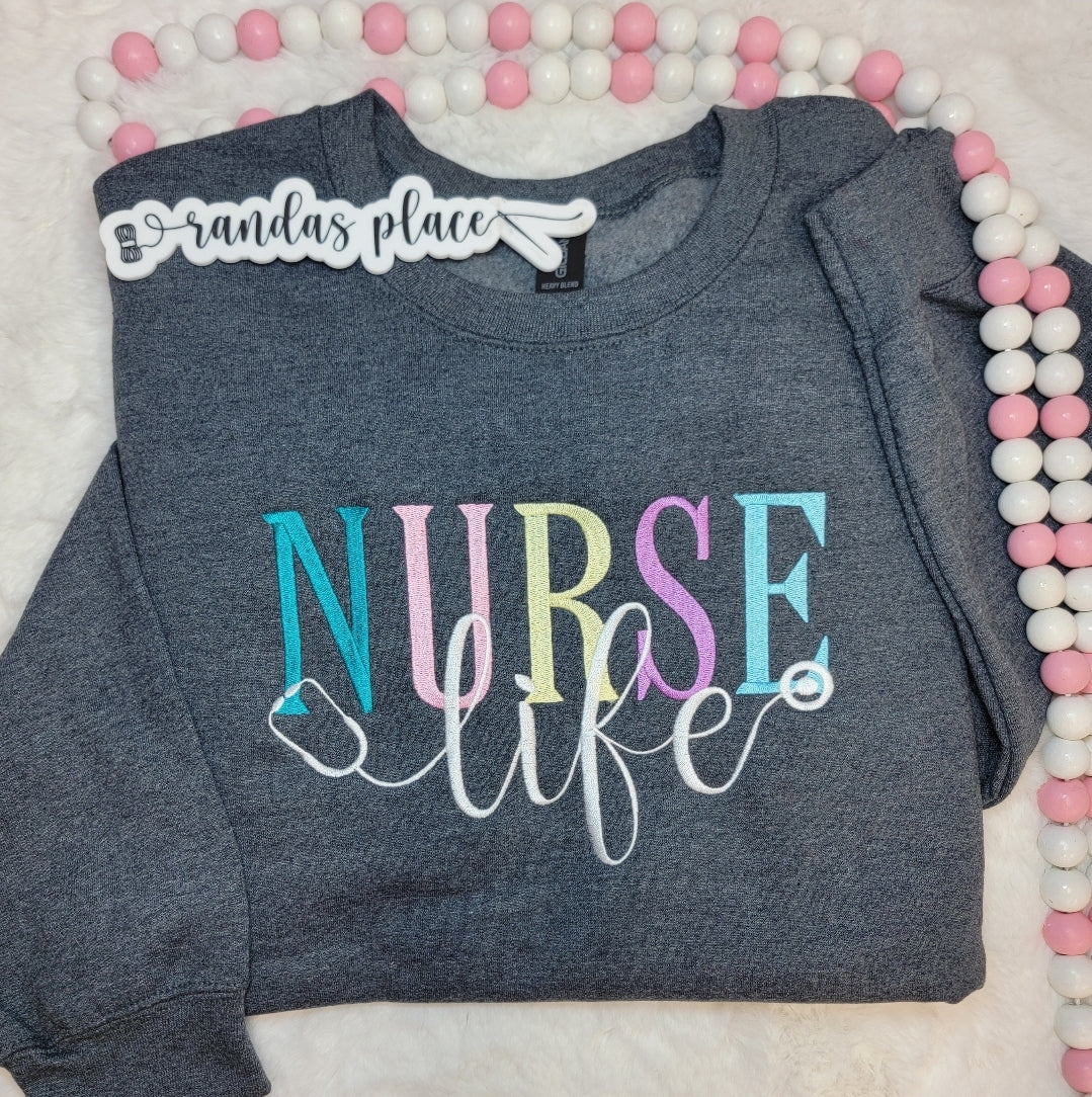 Nurse Life Crewneck
