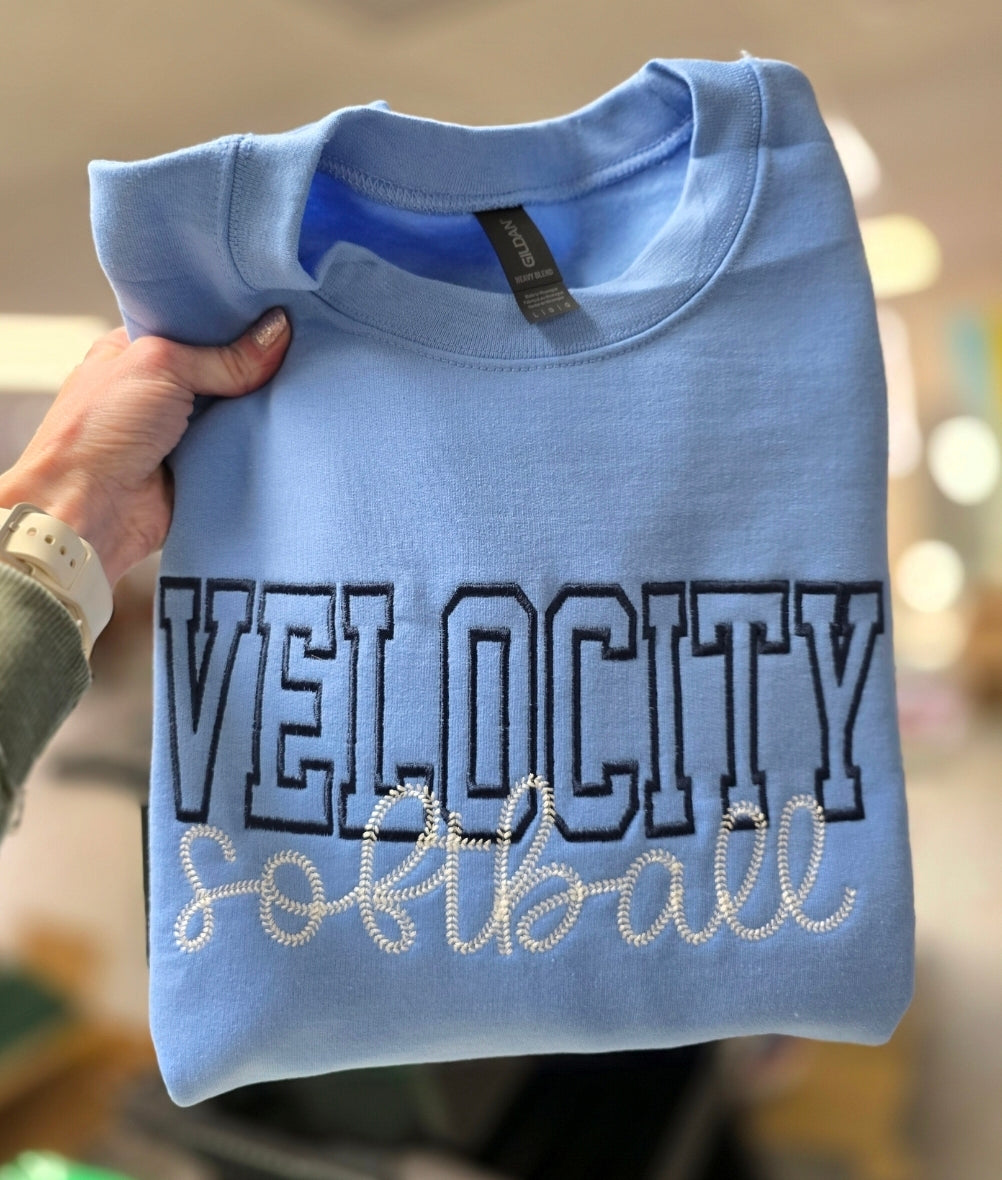 Custom Baseball/Softball Crewneck Sweatshirt