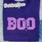 BOO Classic Halloween Sparkle Sweatshirt