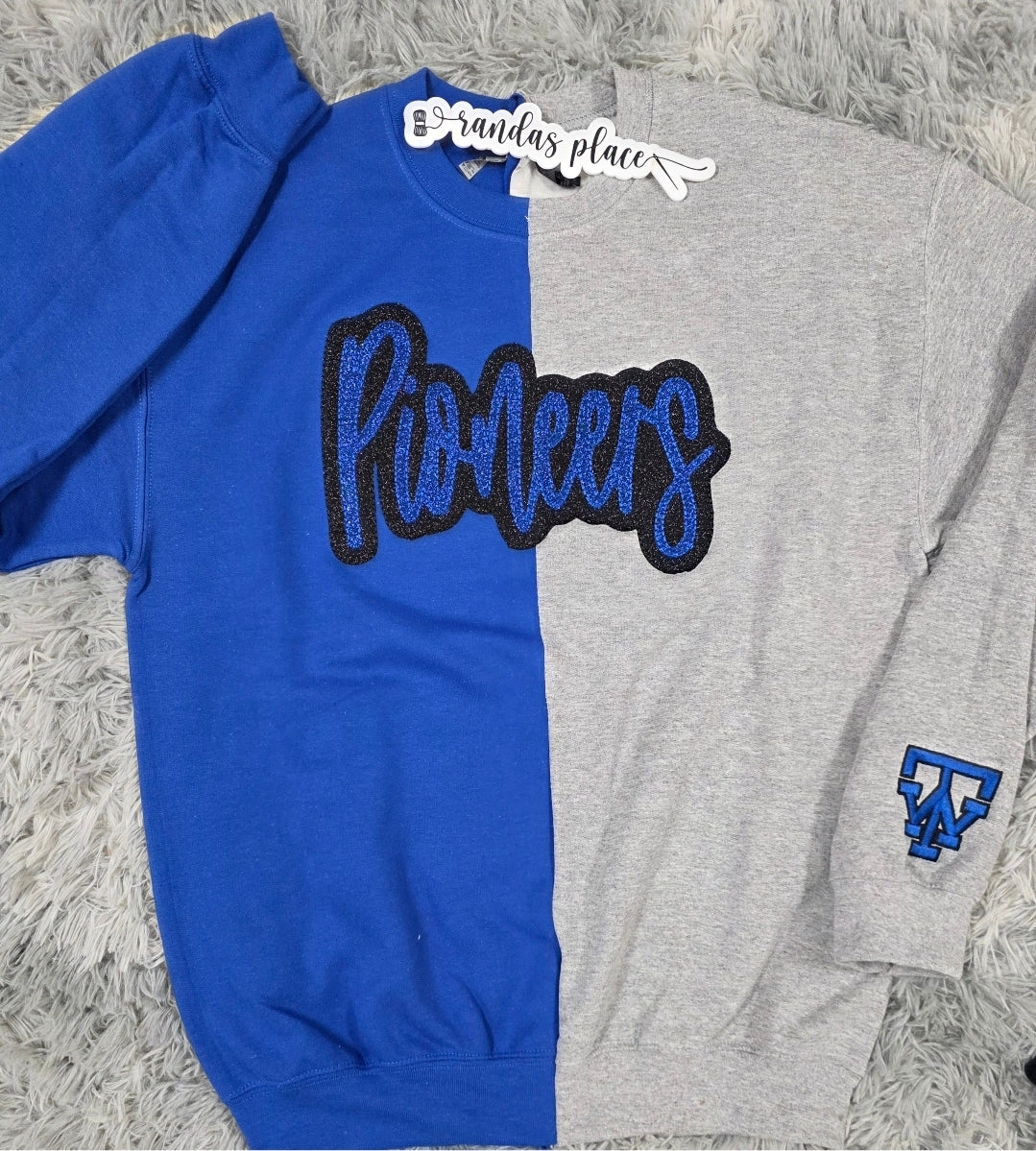 Thomas Walker Split Sparkle Crewneck
