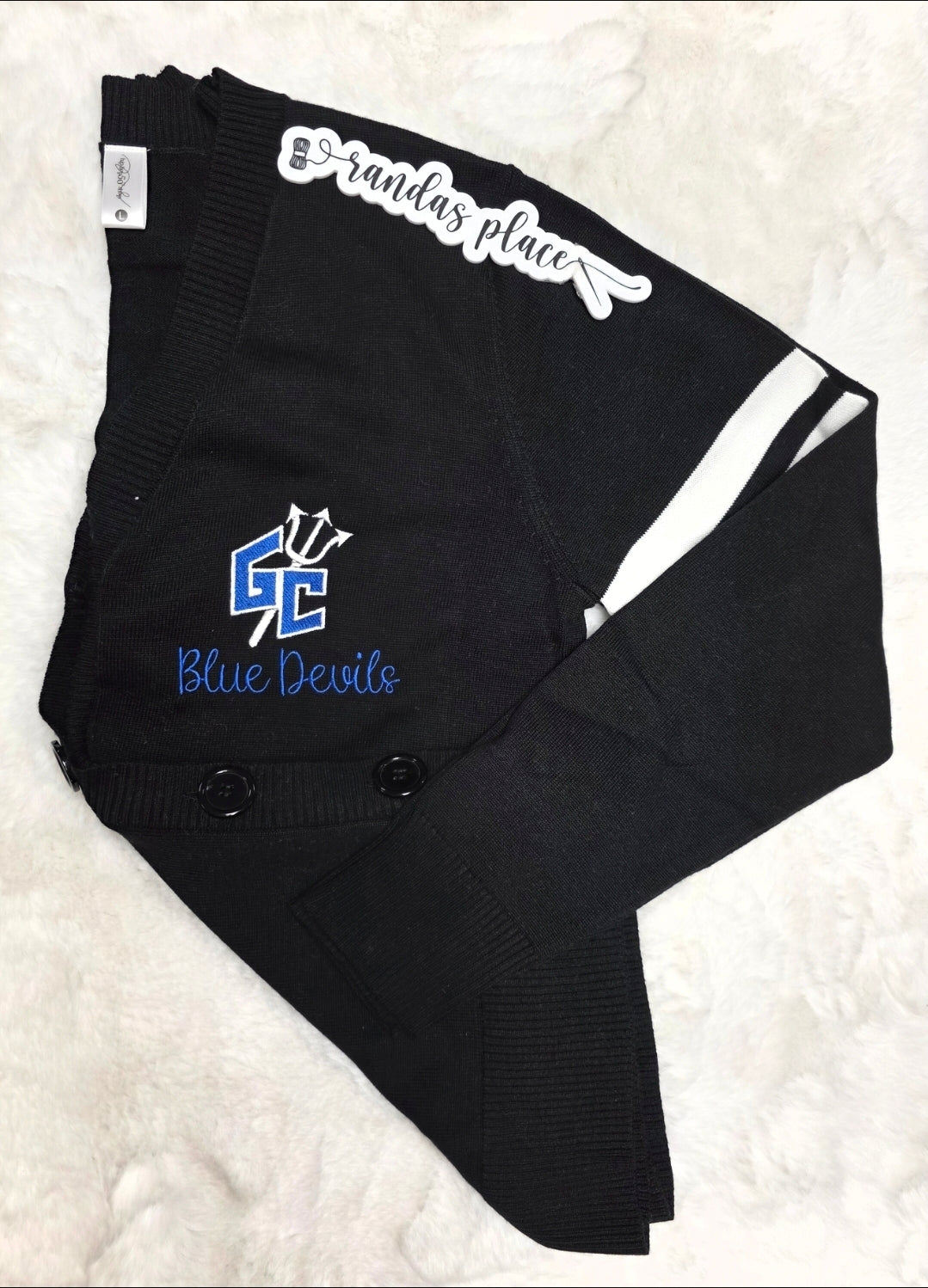 Gate City Blue Devils Vintage Inspired Cardigan