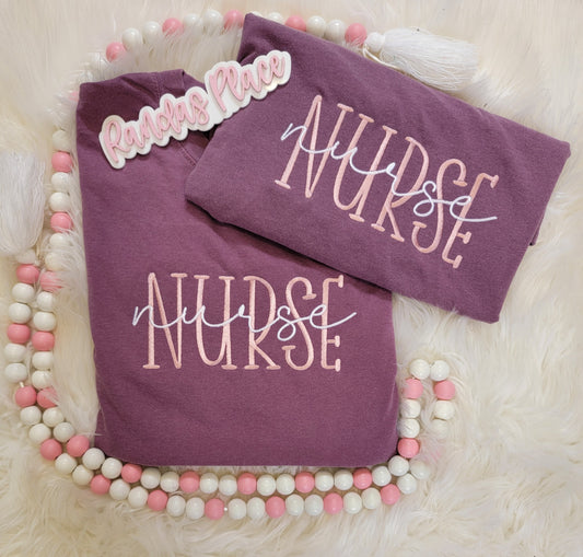 Berry Nurse Comfort Color Tee