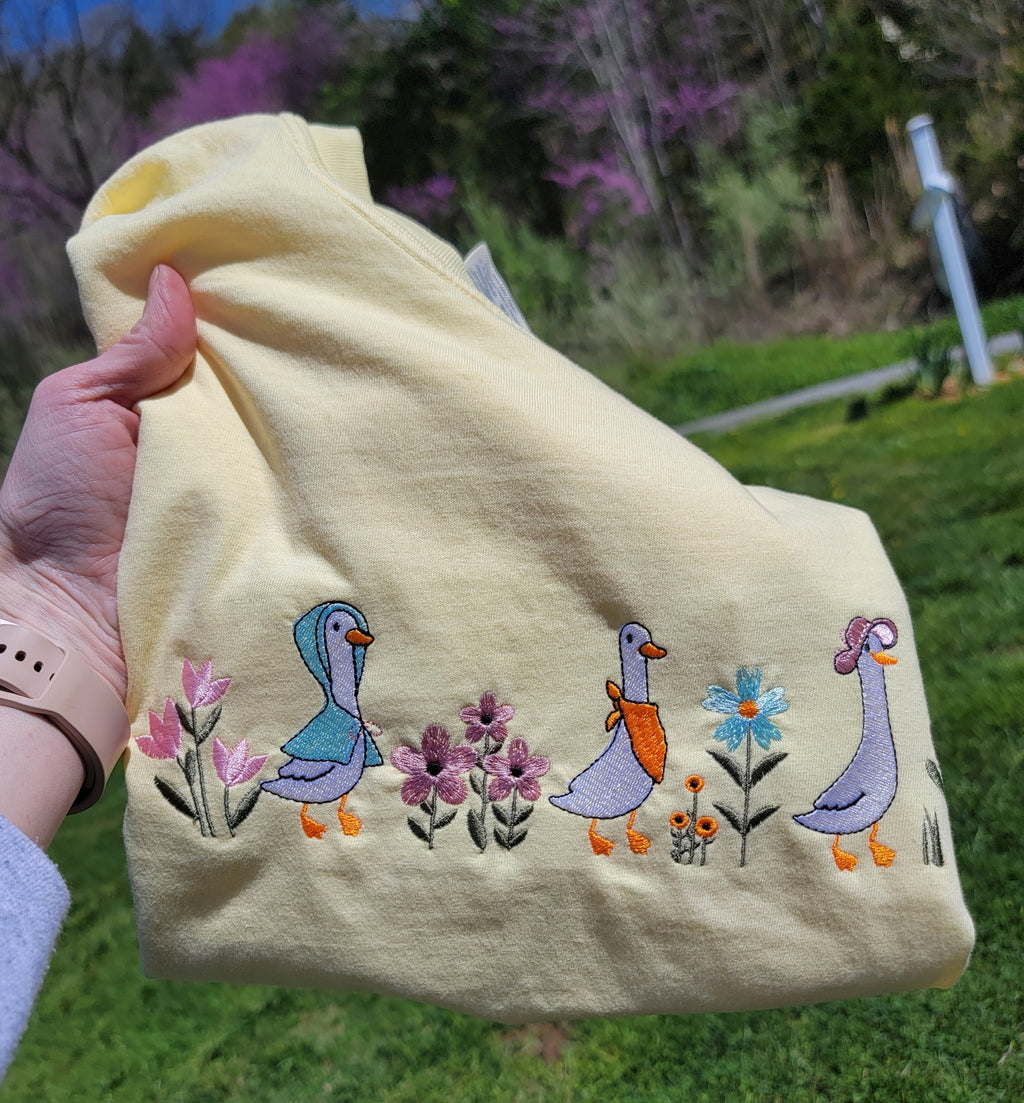 Floral Goose Tee