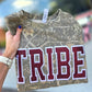 Tribe Varsity Sparkle Camo Crewneck