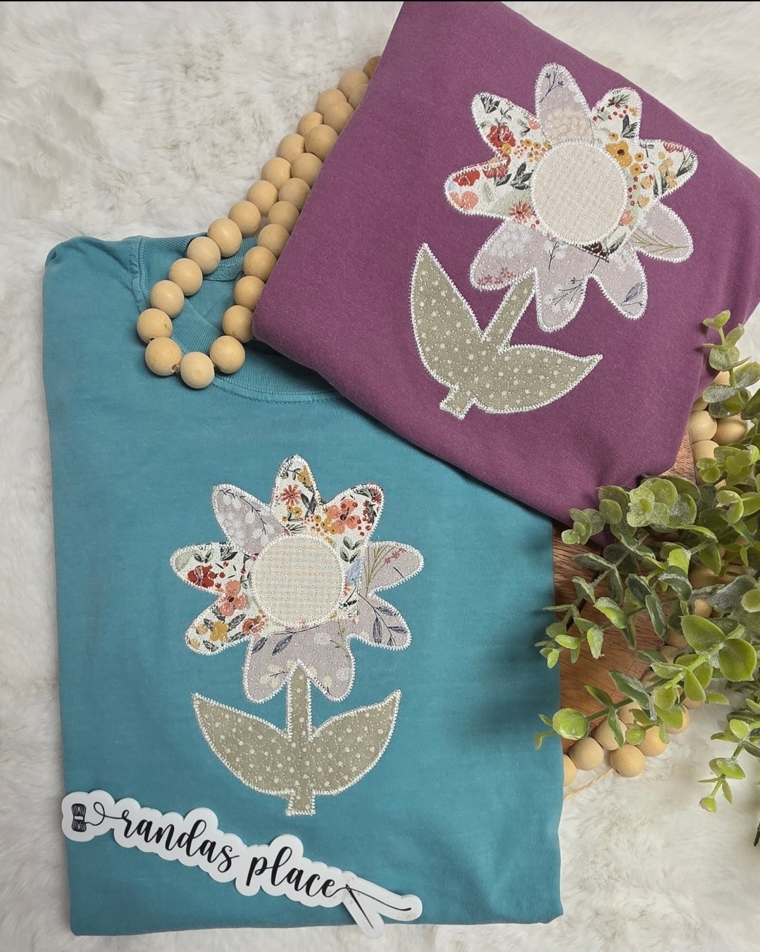 Quilted Flower Tee