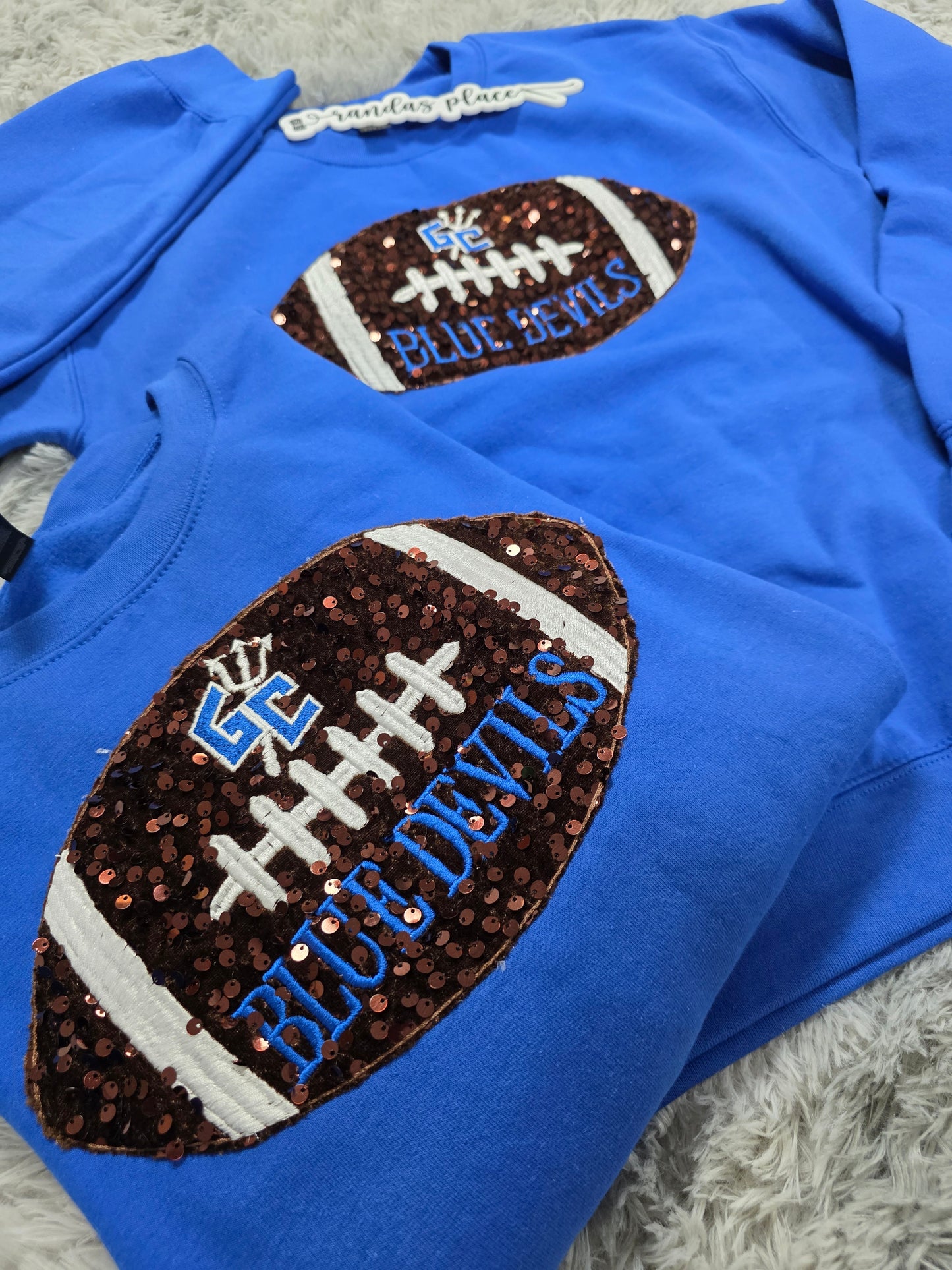 Gate City Blue Devils Football Sequence Tee/Sweatshirt