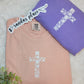 Floral Cross Tee