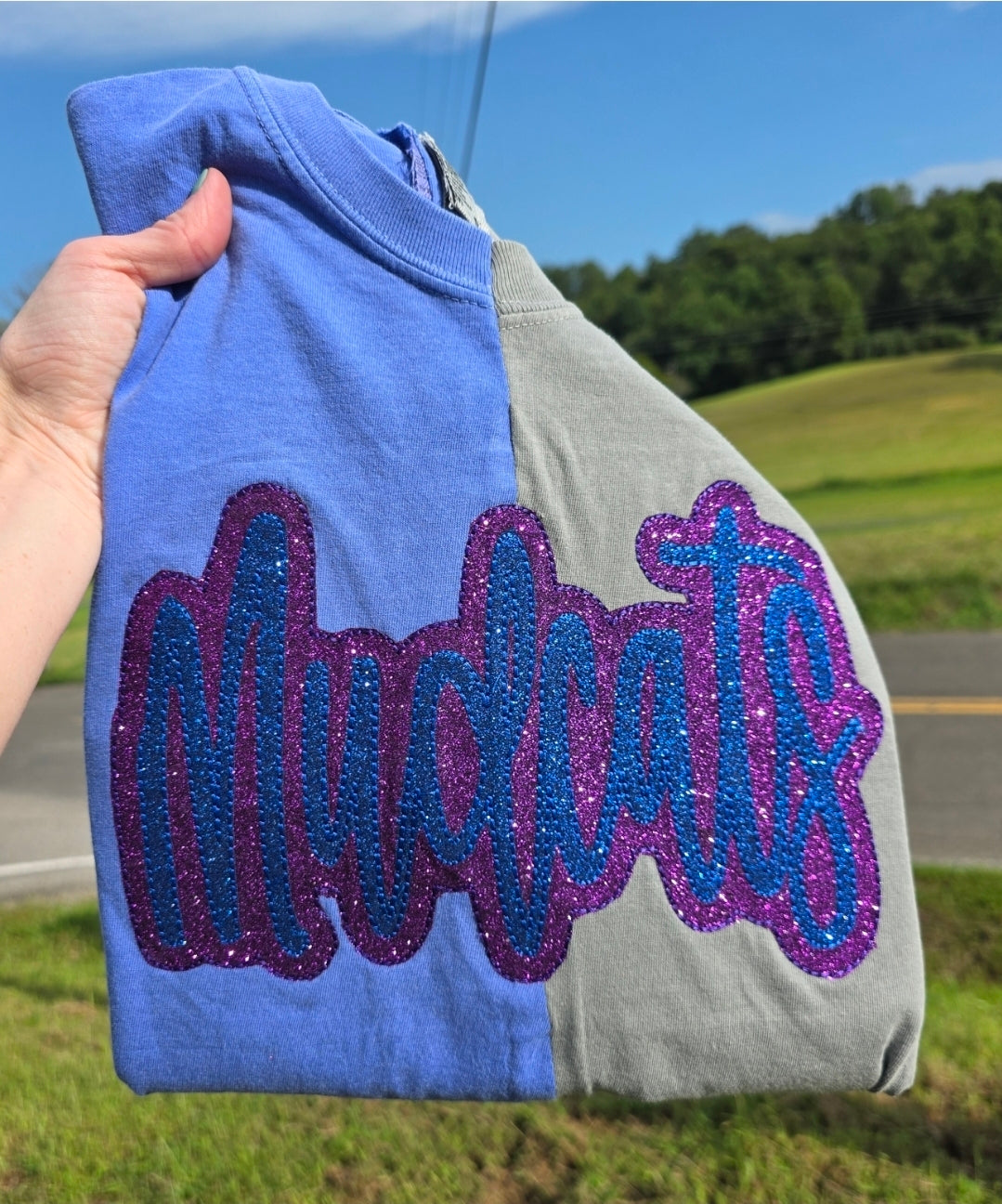 Clinch River Mudcats Split Sparkle Tee