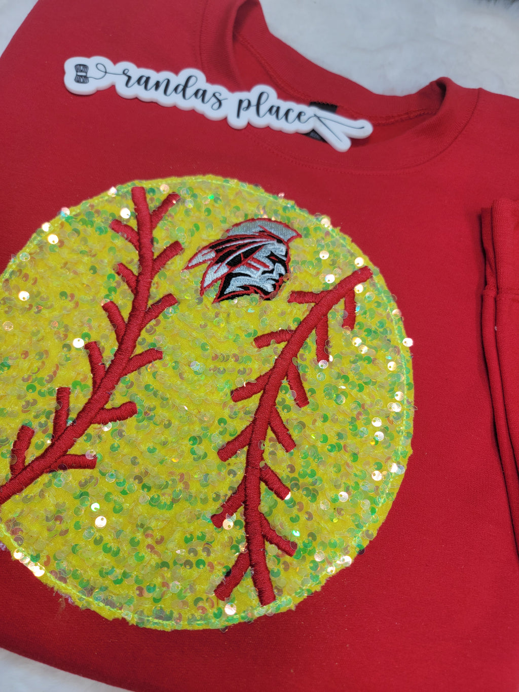 Central Warriors Sequence Softball Crewneck